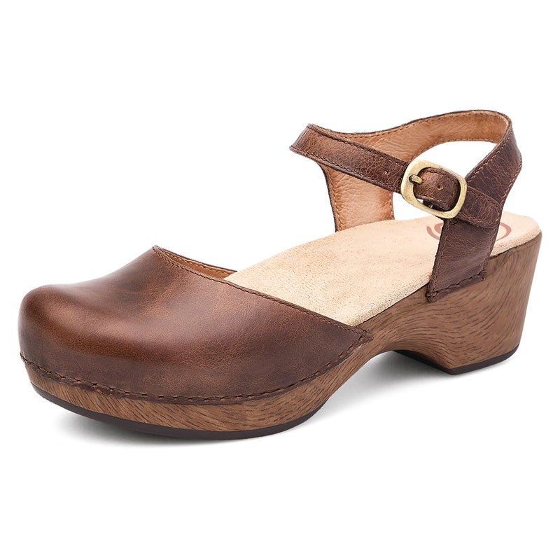 Dansko Women's Sam Teak Sandals 8.5-9 M US - Image 1